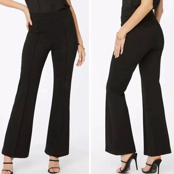 NEW NWT! NYDJ SCULPT HER PULL-ON FLARED PANTS PONTE KNIT LIFT TUCK HIGH RISE XL - Picture 1 of 7